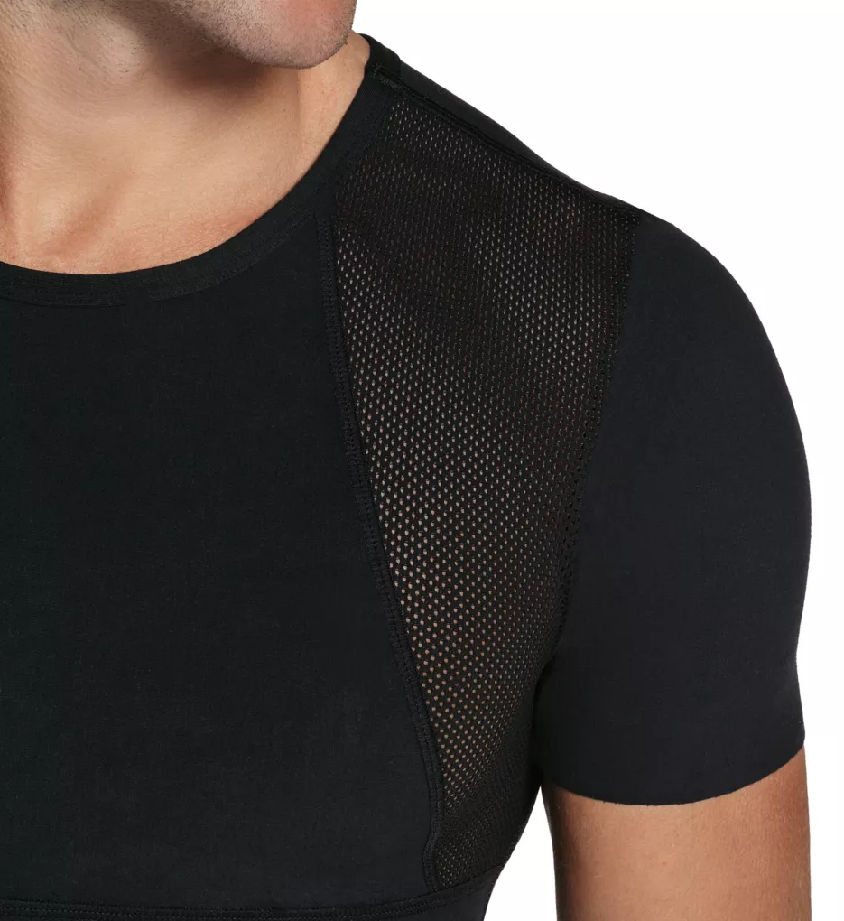 Firm Compression Cotton Shirt W/ Mesh Cutouts - Image 4