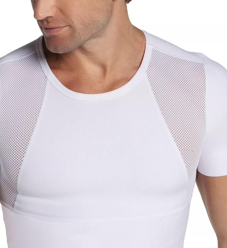 Firm Compression Cotton Shirt W/ Mesh Cutouts - Image 5