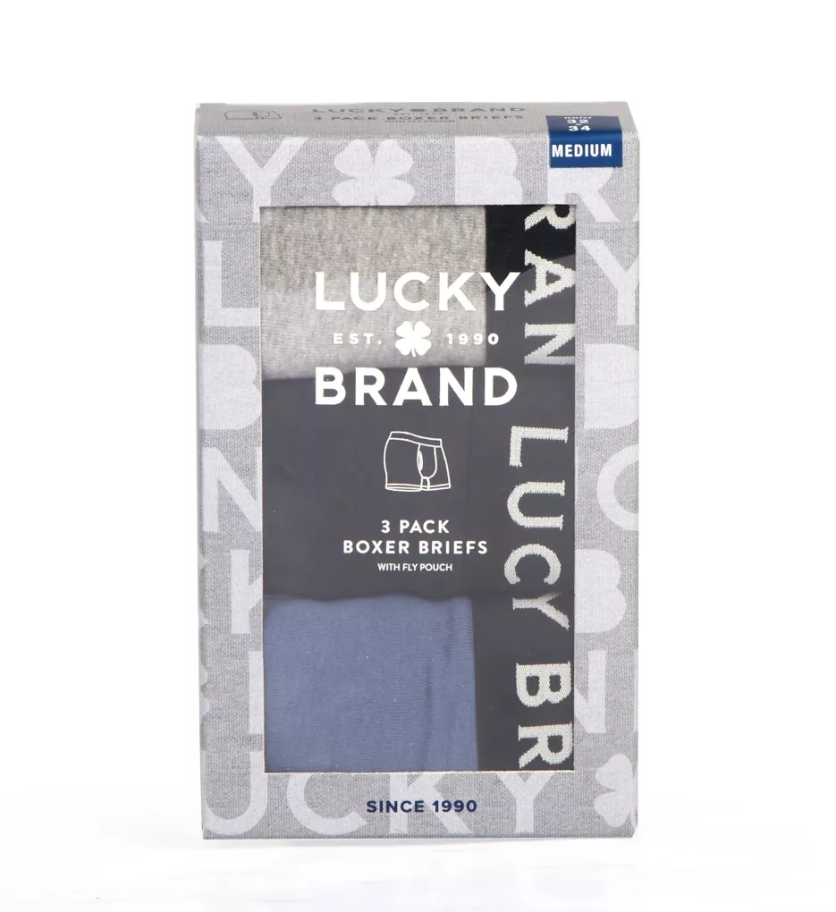 Lucky Cotton Boxer Briefs - 3 Pack - Image 4