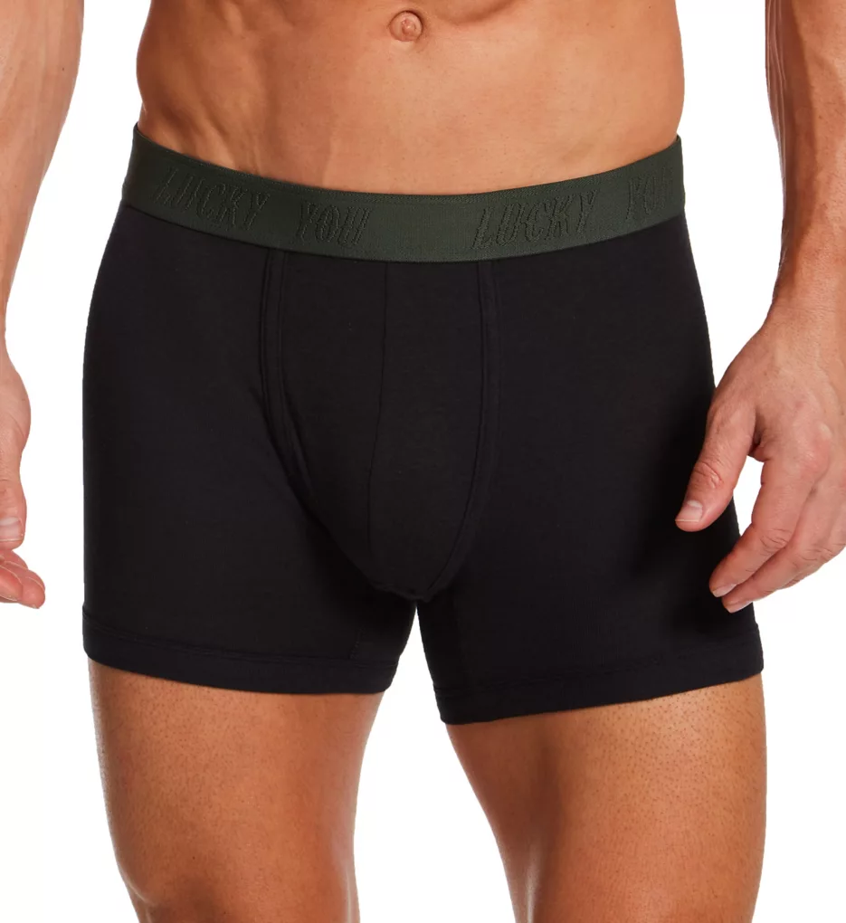 Lucky Cotton Viscose Boxer Briefs - 3 Pack - Image 2