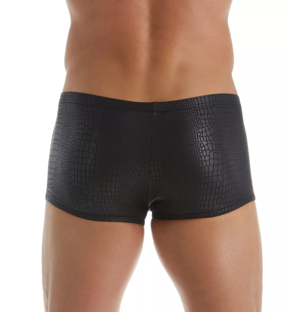Black Cobra Snakeskin Mini Trunk - Image 3
