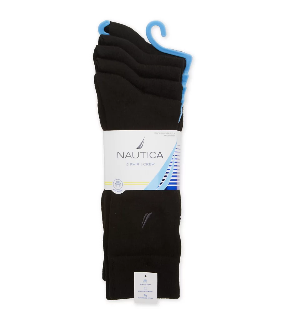 Nautica Solid Ribbed Dress Sock - 5 Pack - Image 2