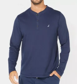 Nautica Sueded Jersey Long Sleeve Henley