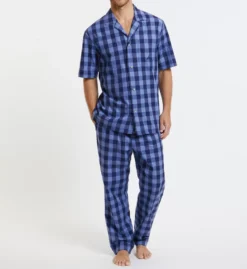 Nautica Poplin Short Sleeve Camp Shirt