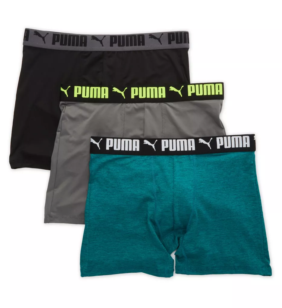 Puma Heathered Athletic Fit Boxer Brief - 3 Pack - Image 4
