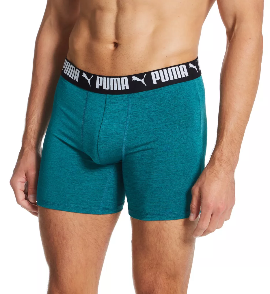 Puma Heathered Athletic Fit Boxer Brief - 3 Pack