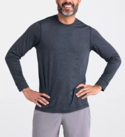 SAXX UNDERWEAR DropTemp All Day Cooling Long Sleeve Crew T-Shirt