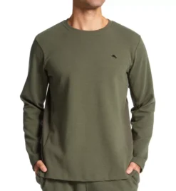 Tommy Bahama Texture Knit Long Sleeve Crew T-Shirt