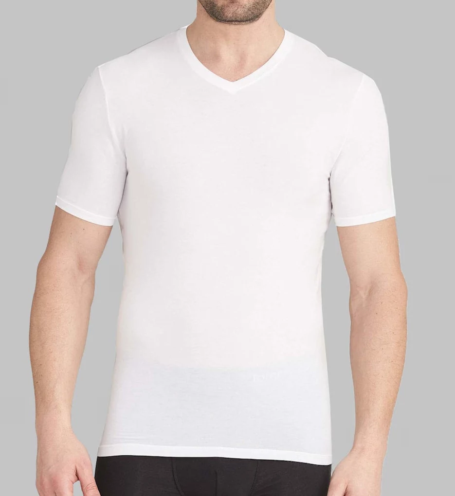 Second Skin Stay-Tucked High V-Neck Tee - 2 Pack - Image 2