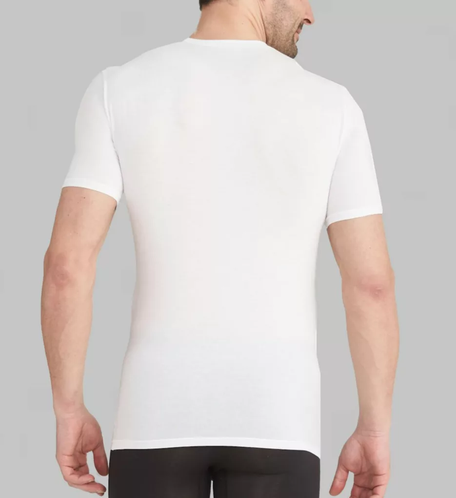 Second Skin Stay-Tucked Deep V-Neck Tee - 2 Pack - Image 3