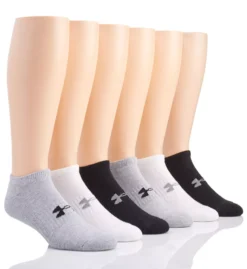 Under Armour Training Cotton No Show Socks - 6 Pack