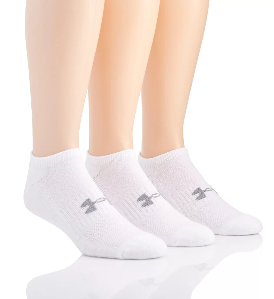 Under Armour Training Cotton No Show Socks - 3 Pack