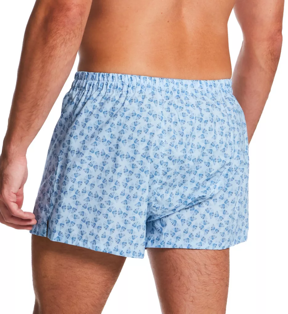 Cotton Poplin Printed Boxer Shorts With Fly - Image 3