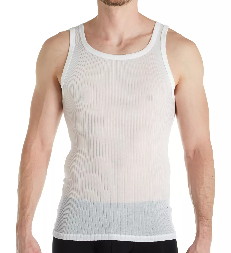 Richelieu Cotton Ribbed Tank Top - Image 2