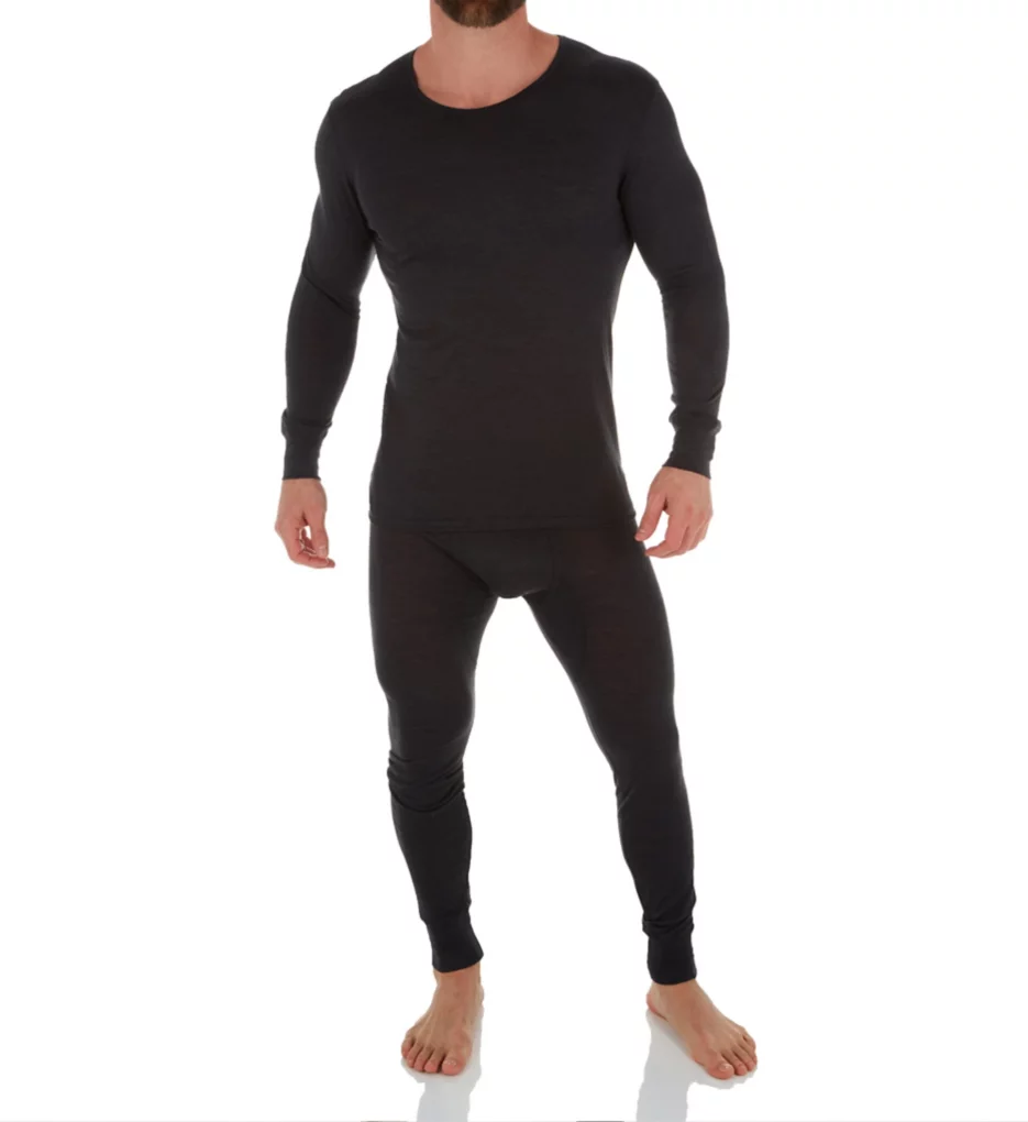 Wool & Silk Blend Long Sleeve T-Shirt - Image 4