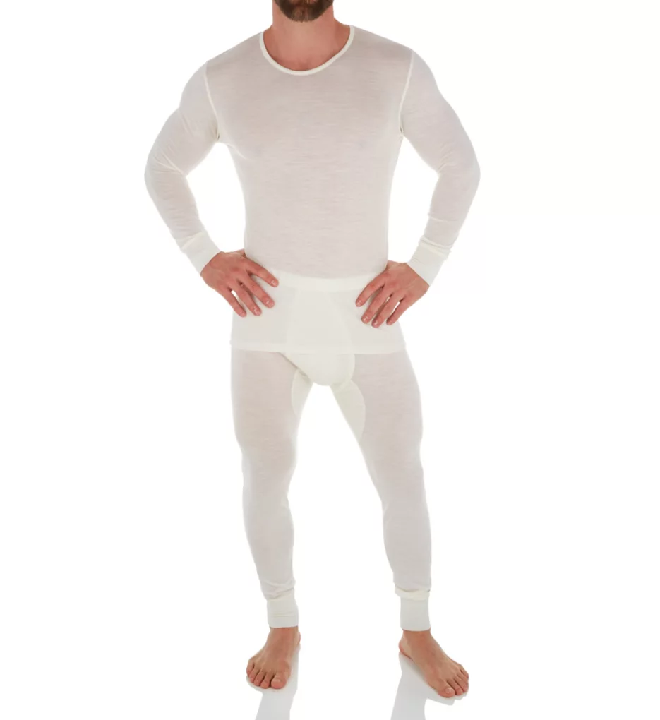 Wool & Silk Blend Long Sleeve T-Shirt - Image 5