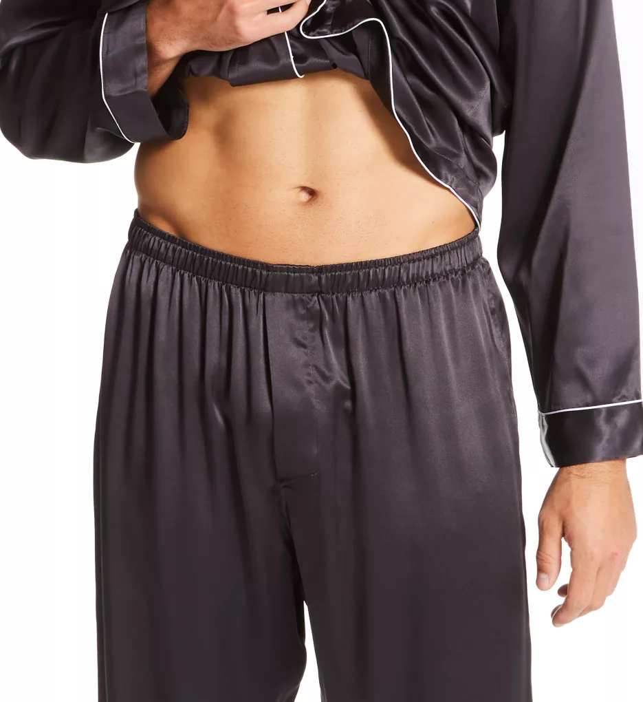 100% Silk Long Sleeve Pajama Set - Image 4