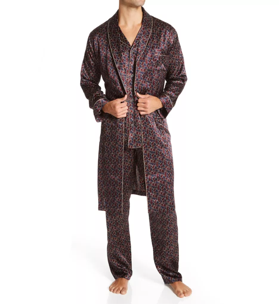 100% Silk Long Sleeve Pajama Set - Image 7